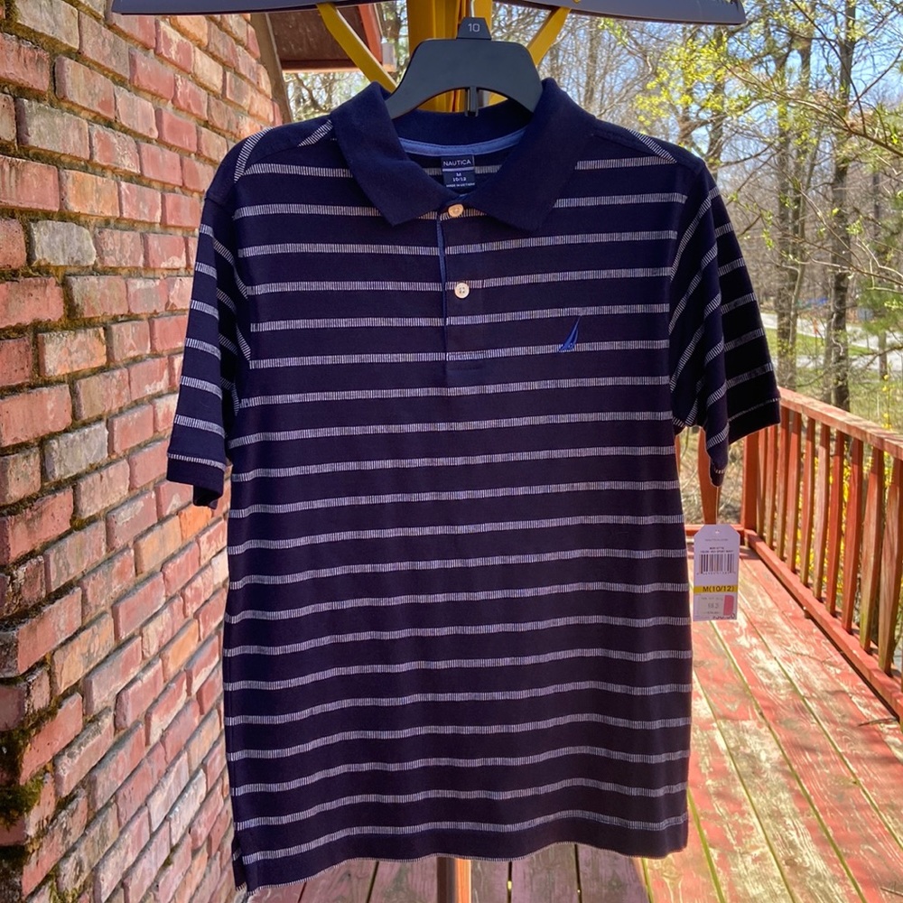 Nautica Polo shirt Boy’s size 10/12 New